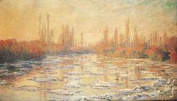 Claude Monet Ice Thawing on the Seine oil painting picture